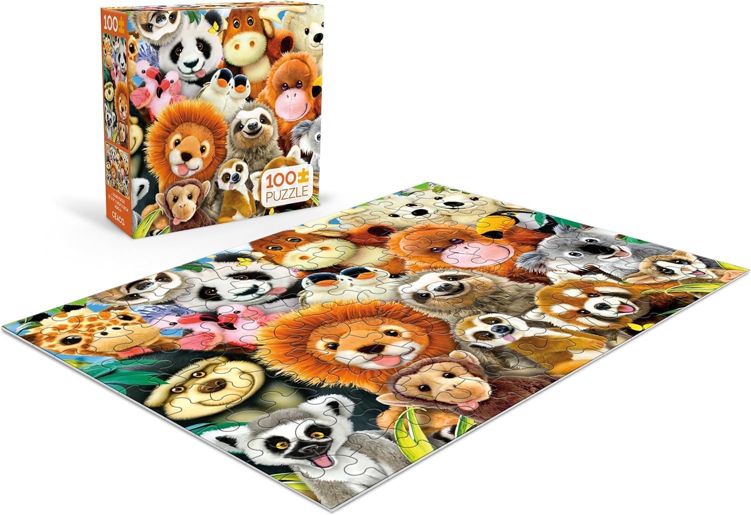 Ceaco - Plushie Parade - 100 Piece Jigsaw Puzzle