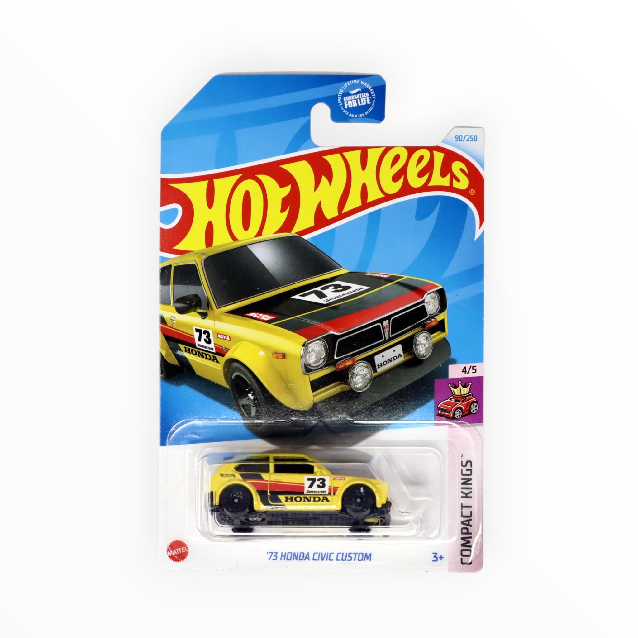 Amazon.com: Hot Wheels 73 Honda Civic Custom (Yellow), Compact