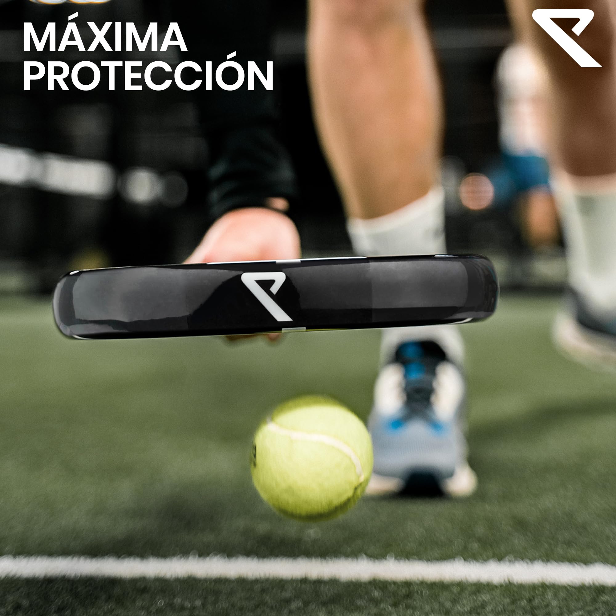 RYZE Protector Pala de Padel Transparente Pack de 2 Superficie Lisa Material Resistente