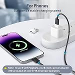 Basesailor for iPhone 17 16 Car Charger Adapter 3Pack,USB C Cable Converter | USBC Female to USB A Male Connector Type C Block for Apple 17e 16e 15,iWatch 11,Airpods 4/Pro 3,iPad Air Mini 7,Samsung S26