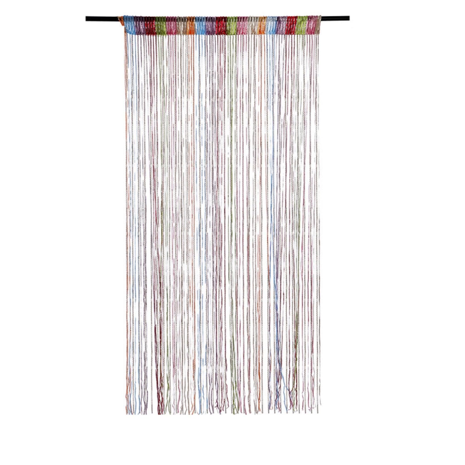 Anttyscar String Curtains Door Fly Screen Curtain, Elegant Divider Tassel Curtain for Home Décor, Divider Curtain for Doors and Windows,Colorful(100x200cm)