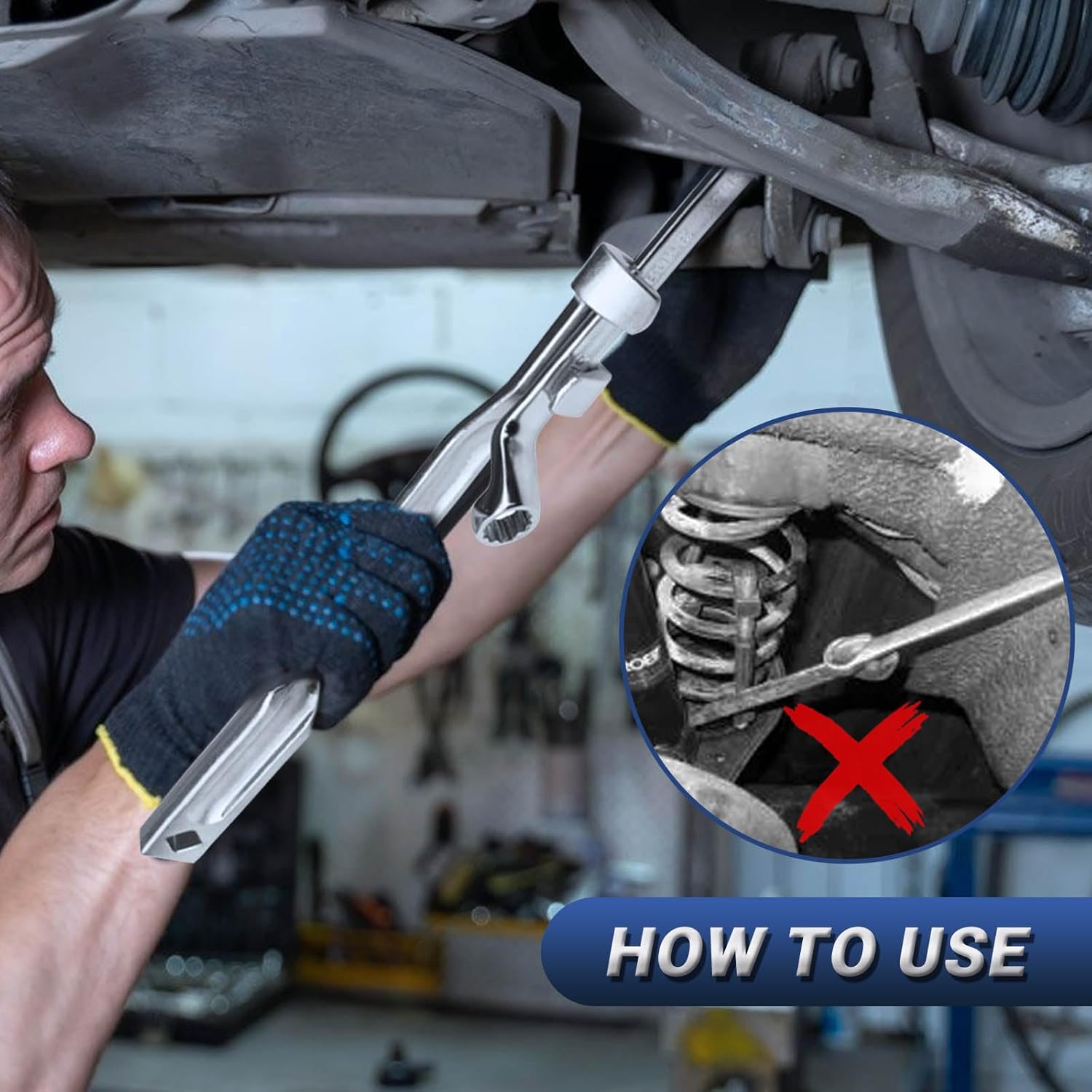 Universal Wrench Extender Tool Bar with 1/2 inch Drive Wrench Extension Torque Adaptor Tools Set, Extension Wrench