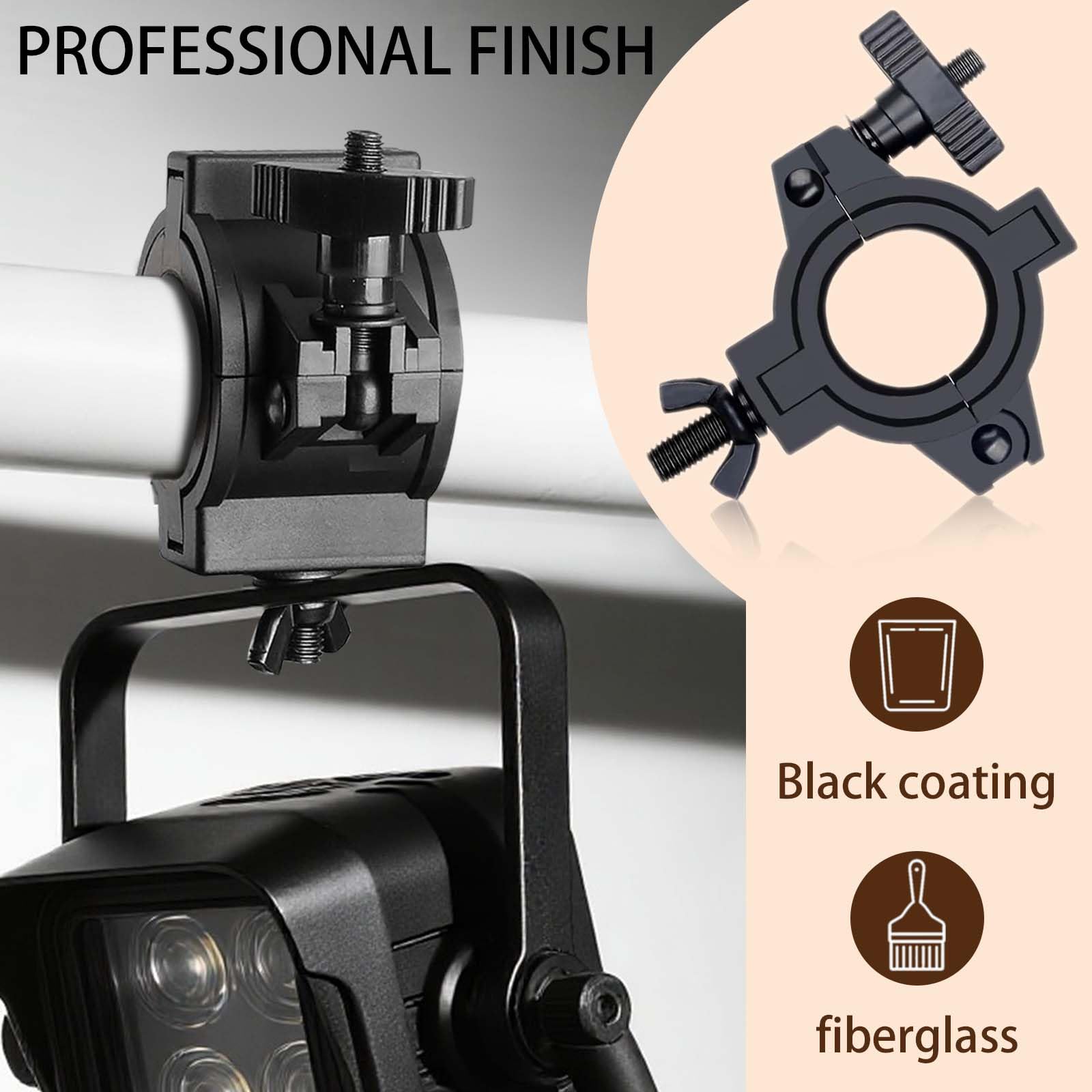 4Pack Morsetti per Tubi di 3 Dimensioni 25mm 38mm 50mm Morsetto Falegname O Clamps Morsetto per Traliccio Luci da Palcoscenico