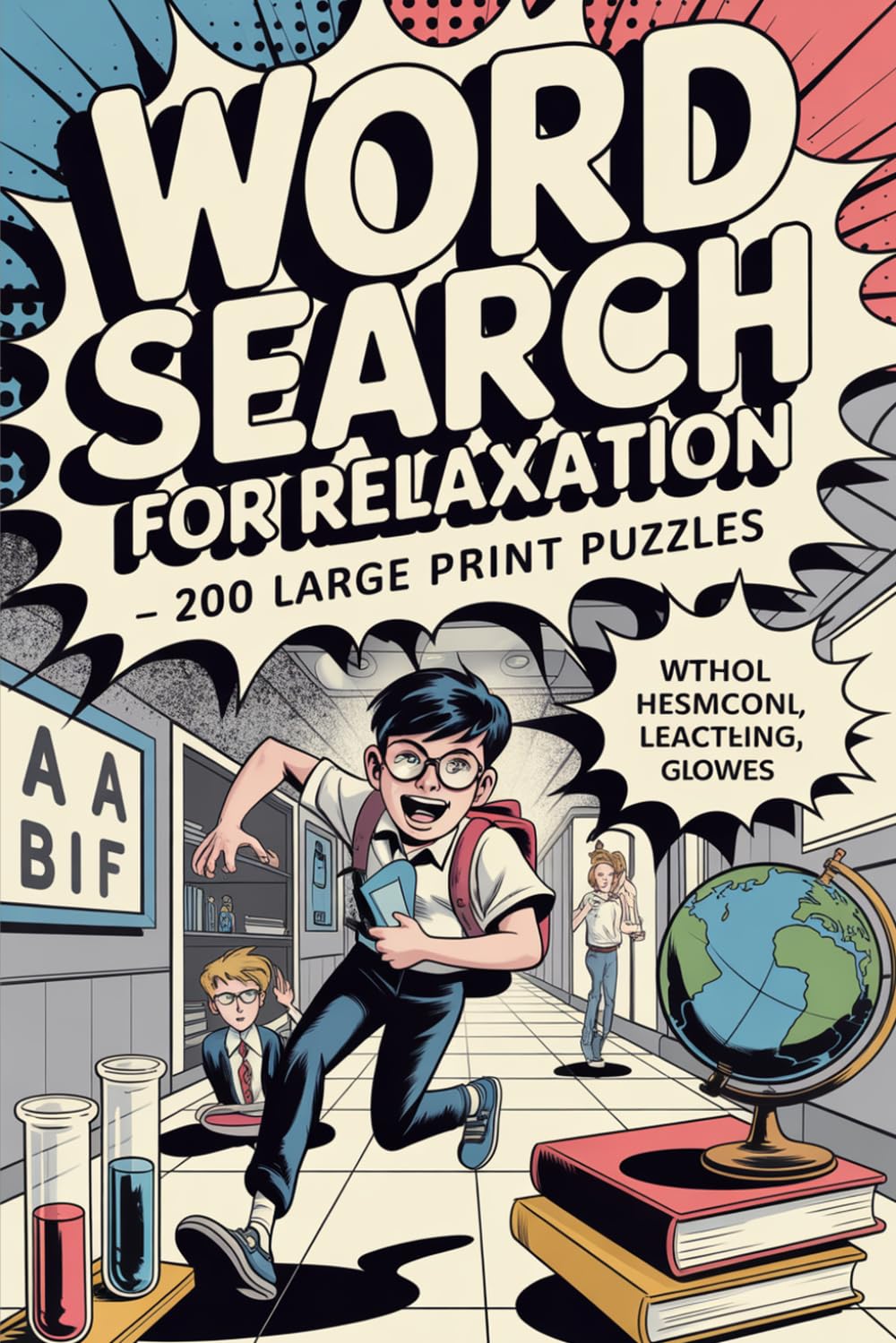 Word Search for Relaxation – 200 Large Print Puzzles: Brain Relax Puzzle Series: Comfortable Activity Companion for Adults with Everyday Use