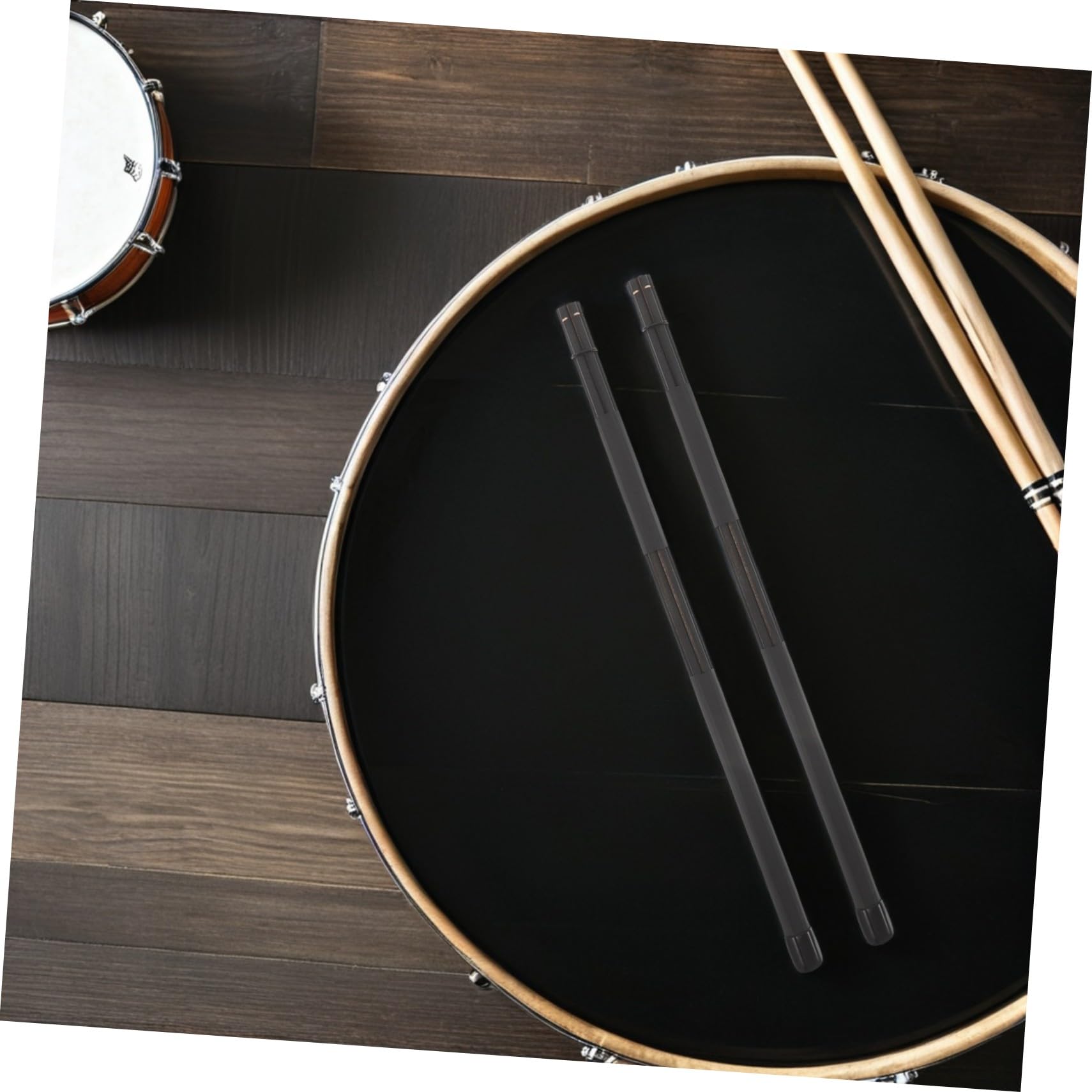Hemobllo Bacchette Per Batteria Di Spazzole Metalliche e Nylon Bacchetta Antiscivolo Custodia Per Bacchette Tracolla Accessori Per Strumenti Musicali
