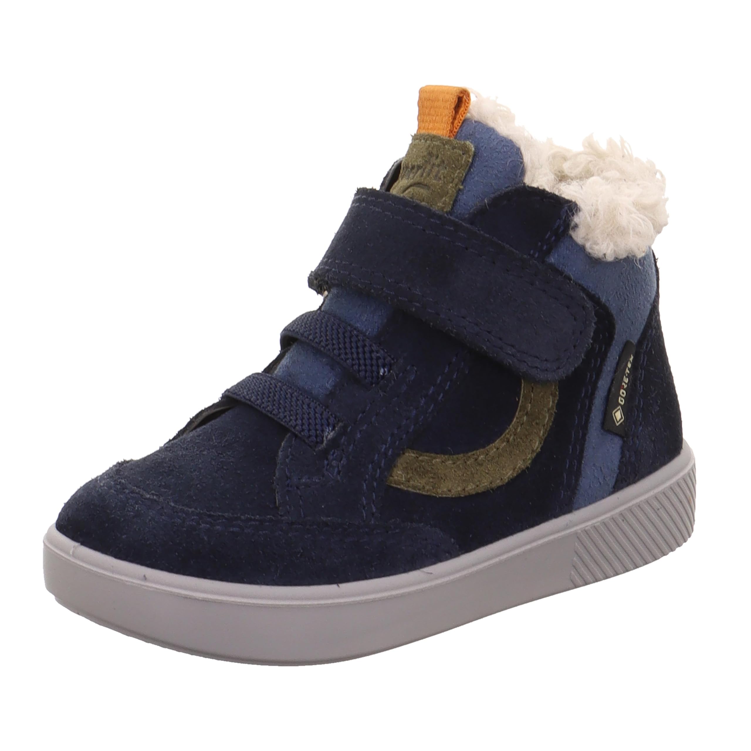 Superfit Baby Boys SUPIES Leicht gefütterte Gore-Tex Sneaker, Blau/GRÜN 8000