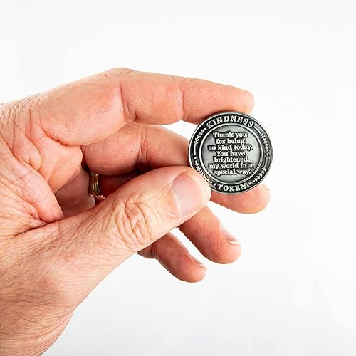 Miniatura 5 de Monedas de bondad juego a granel de 10 fichas de agradecimiento regalos de escuela dominical para niños incentivos de recompensa inspiradores y