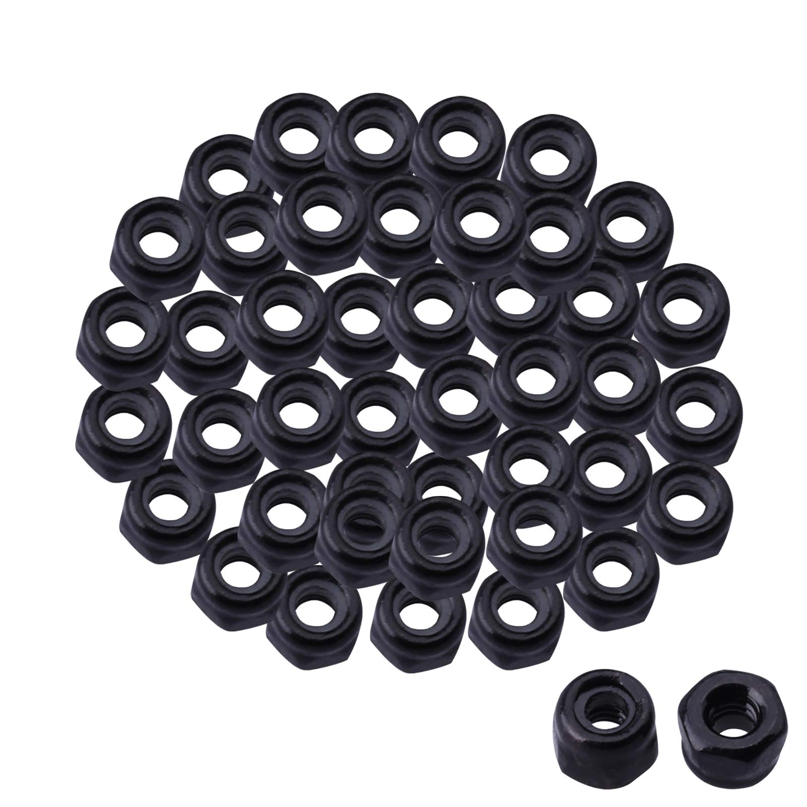 HobbyPark 100pcs SCX24 Wheel Lock Nuts M2 for Axial SCX24 1/24 Crawler Car Gladiator Chevrolet C10 Deadbolt Wrangler JLU B17 Betty