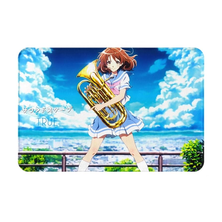 Amazon | バスマット 響け!ユーフォニアム 黄前 久美子 お風呂