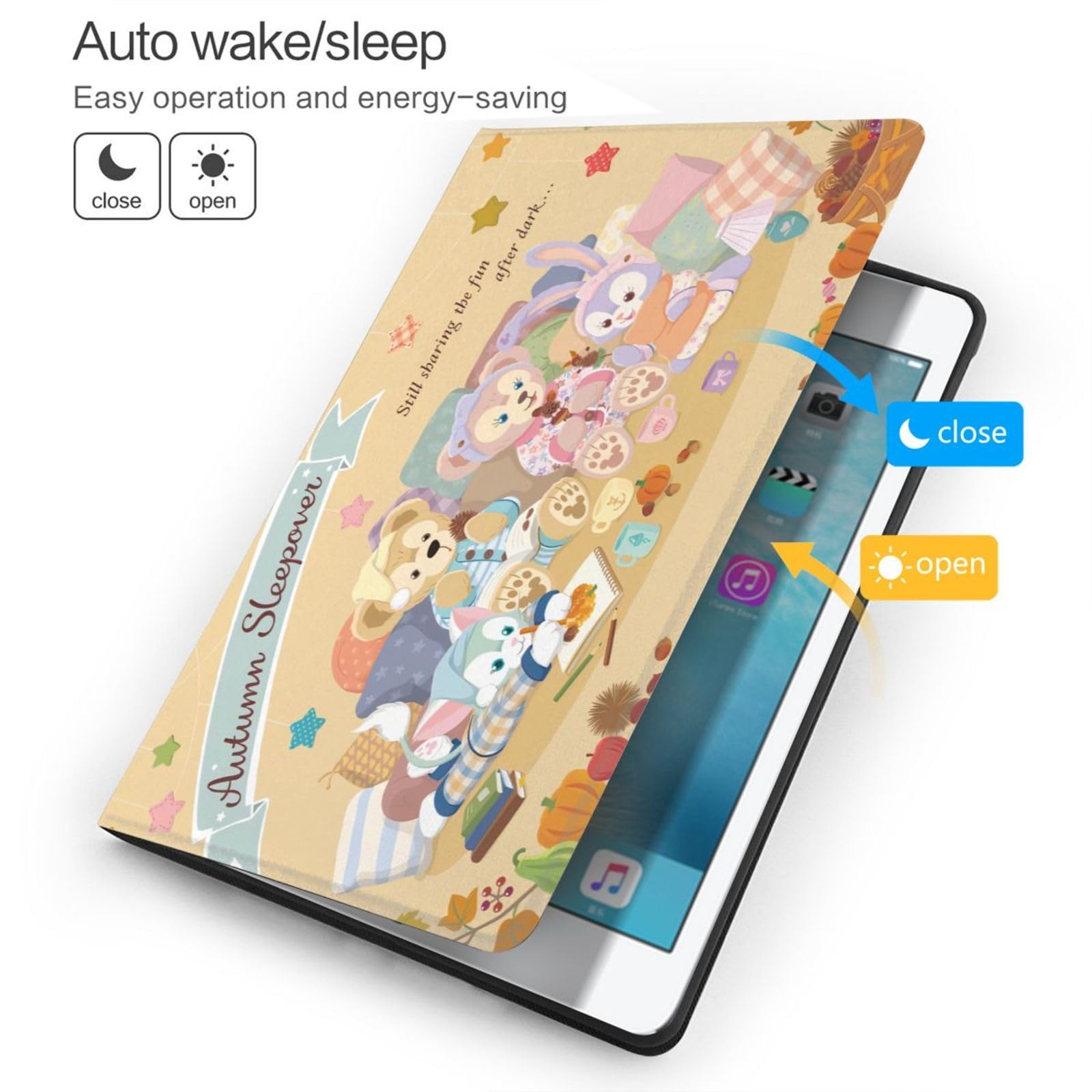 SASAYUKI ダッフィー iPadケース Amazon | ダッフィー IPadケース 2020&2021発売 IPad10.9 / 11