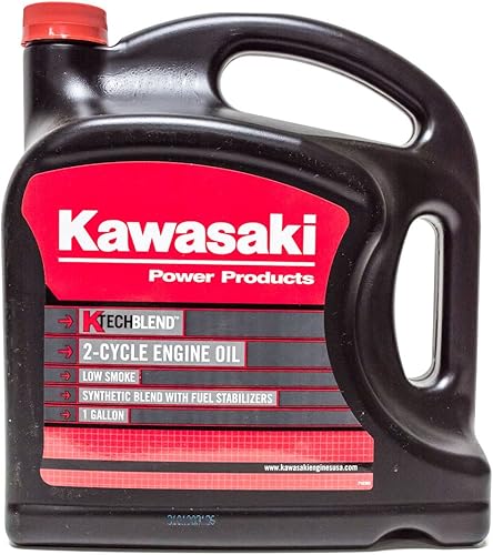 Kawasaki Aceite de motor K-Tech original de 1 galón de 2 ciclos 99969-6086