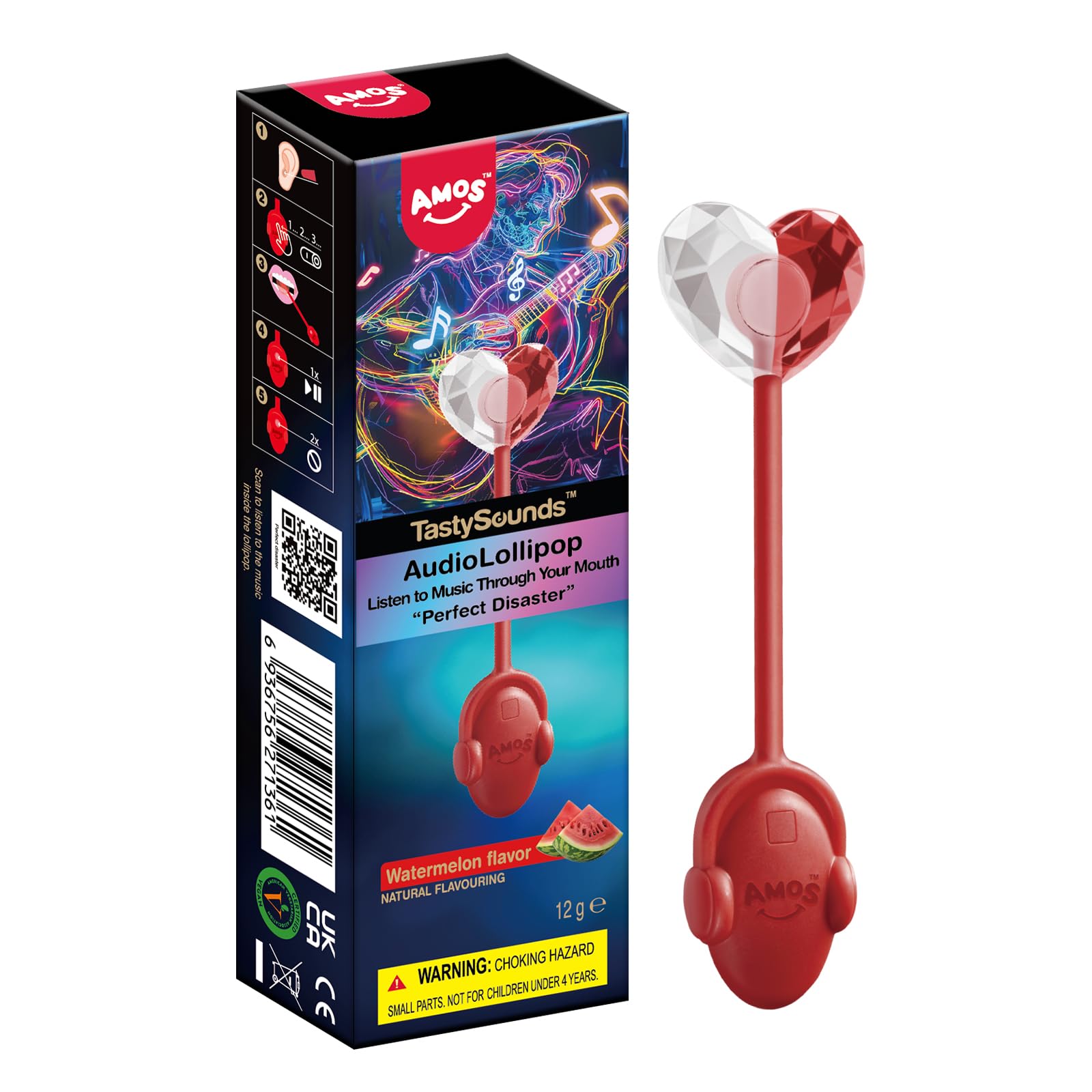 Amazon.co.jp: AMOS 音楽棒付きキャンディ｜歌うロリポップで楽しめる