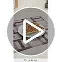 Image of Kuber Industries PVC Wardrobe Kitchen Drawer Shelf Mat 10 Mtr Roll (Brown) -CTKTC028886, Standard