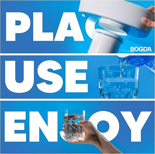 Miniatura 6 de BOGDA Paquete de 6 filtros de agua de repuesto cero, 5 etapas compatibles con jarra y dispensador cero, apto para filtros de repuesto de agua de