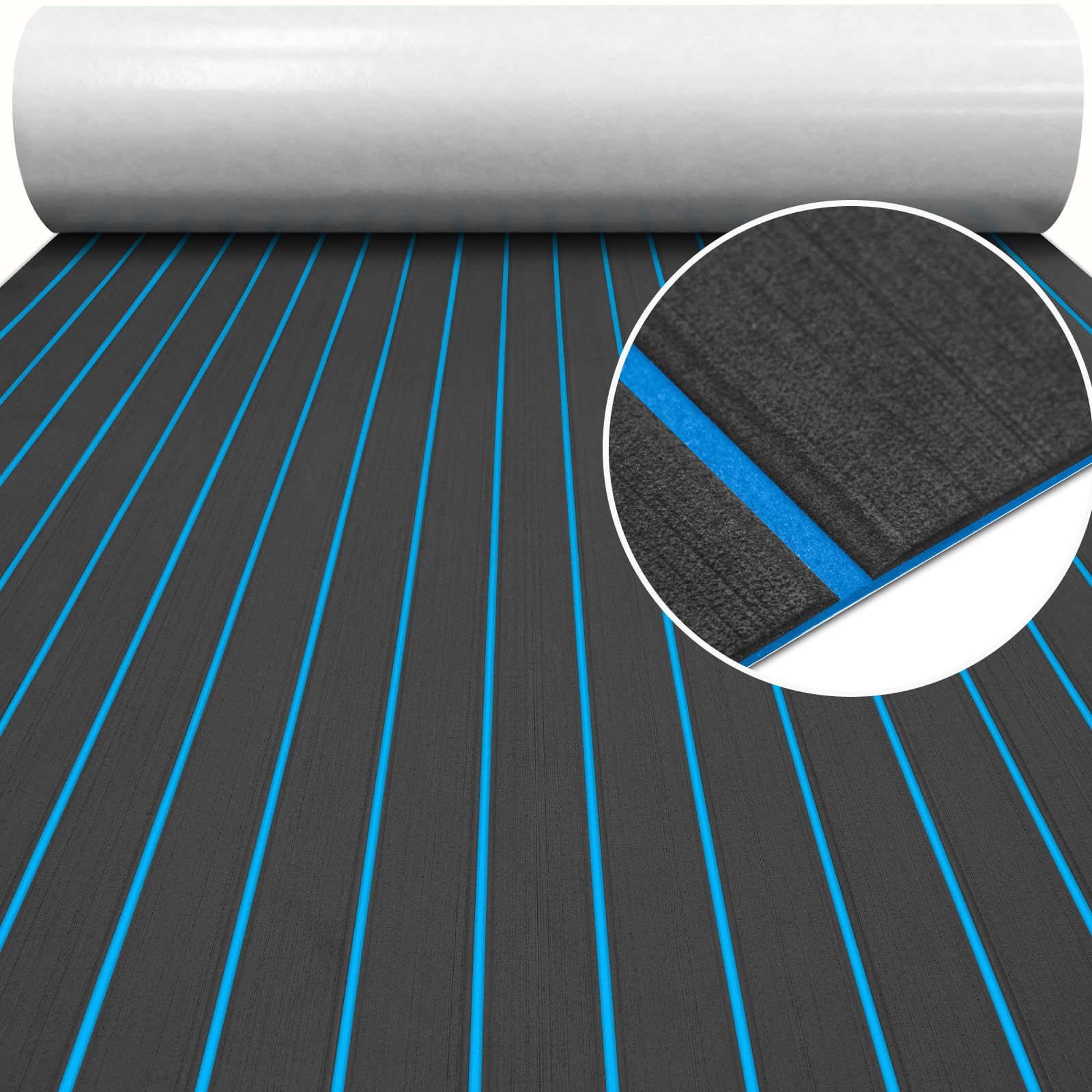 HzkaicunBoat Flooring EVA Foam Boat Decking 94" x 45"/35"/23" Self-Adhesive Sea Deck Boat Flooring Non-Slip 6mm Camo Marine Deck Flooring for Boat Deck Yacht Jet Ski Kayaking Surfboard Fishing Boat