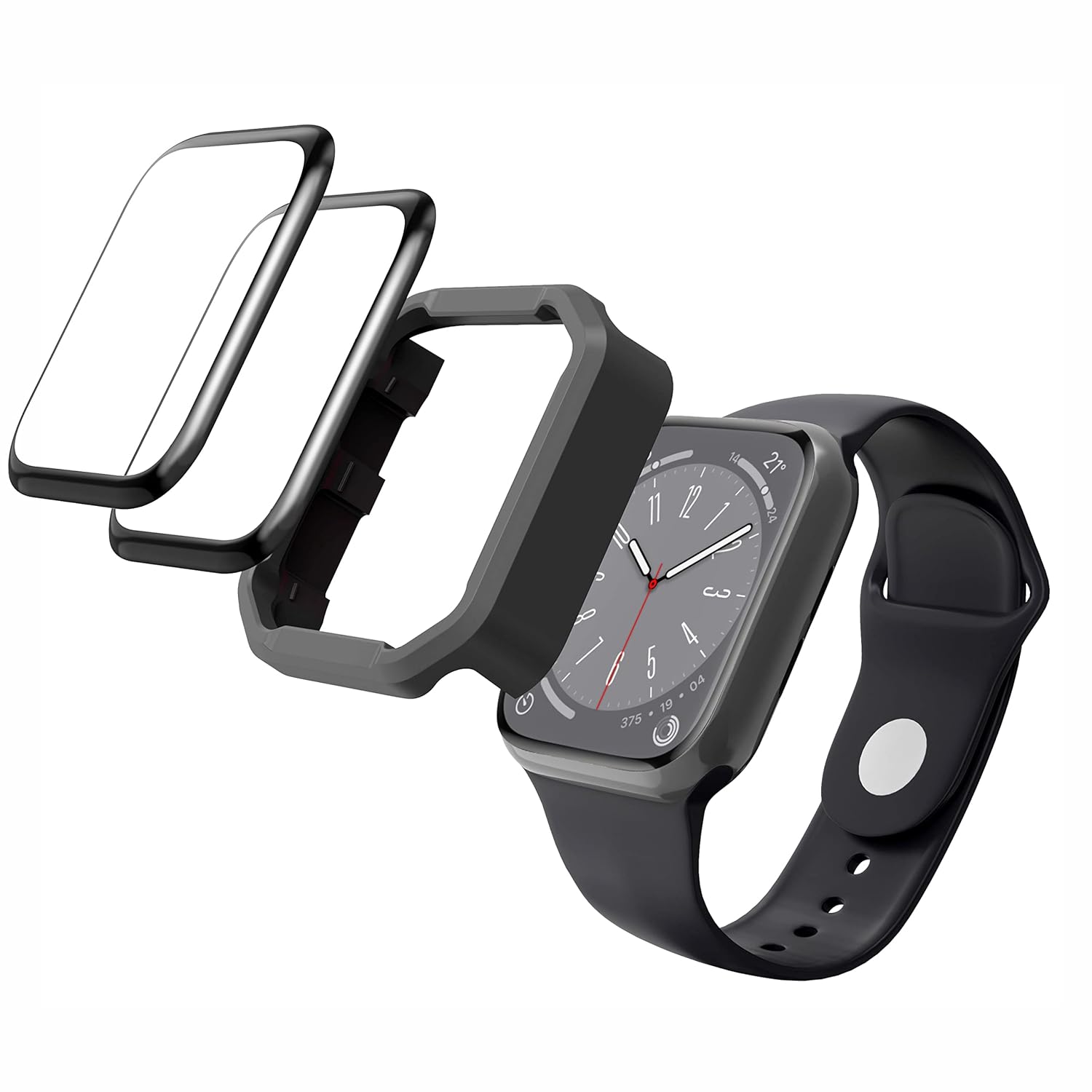 Affix AutoAlign Technology Full Coverage Screen Protector for Apple