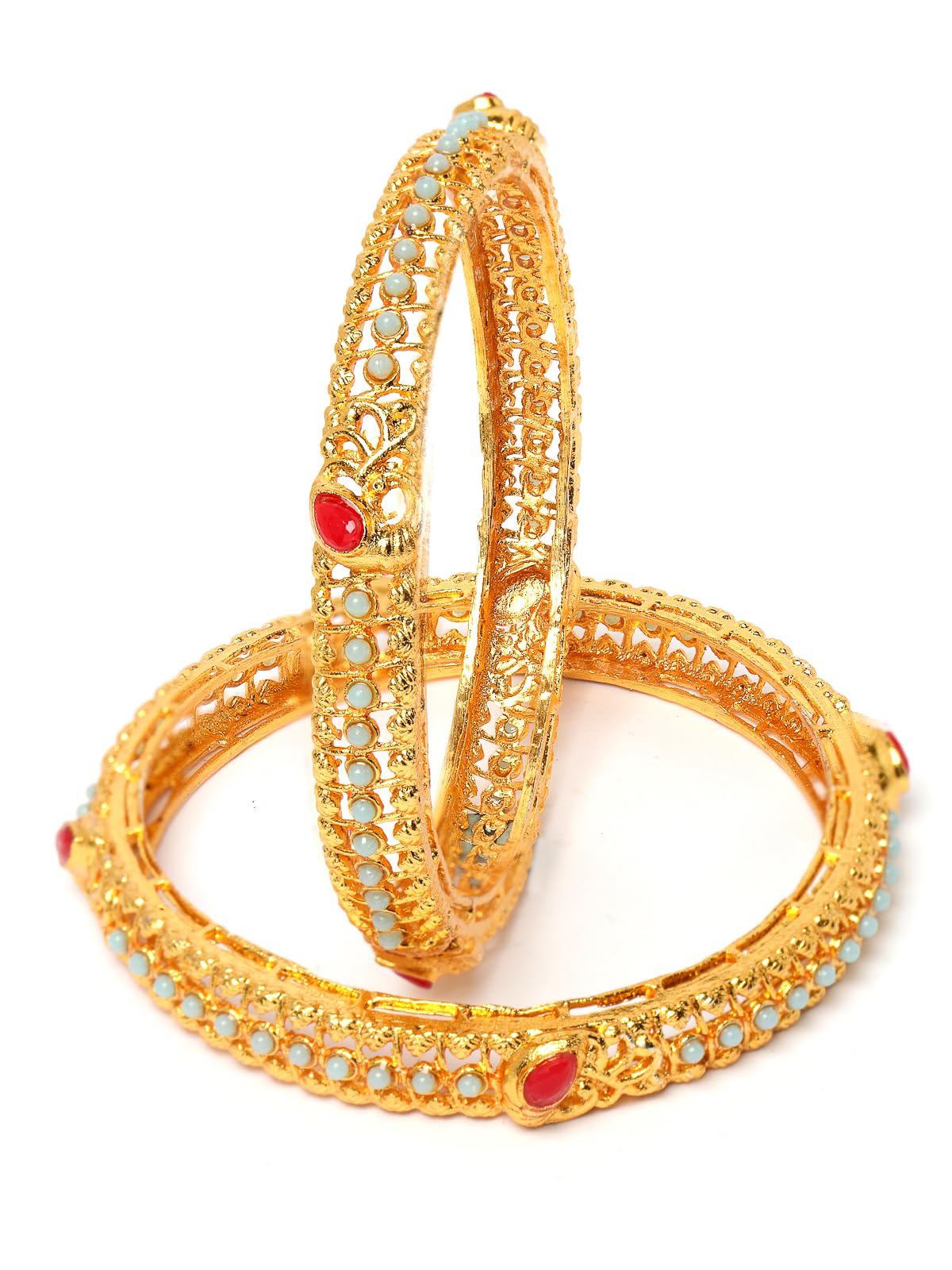 Sukkhi Indian Traditional Gold Plated Multicolor Bracelet Bangle Set Jewellery for Women & Girls|Set of 2|Birthday Anniversary Gift for Women|B105923 (B0CPPCYTLN) Amazon Price History, Amazon Price Tracker