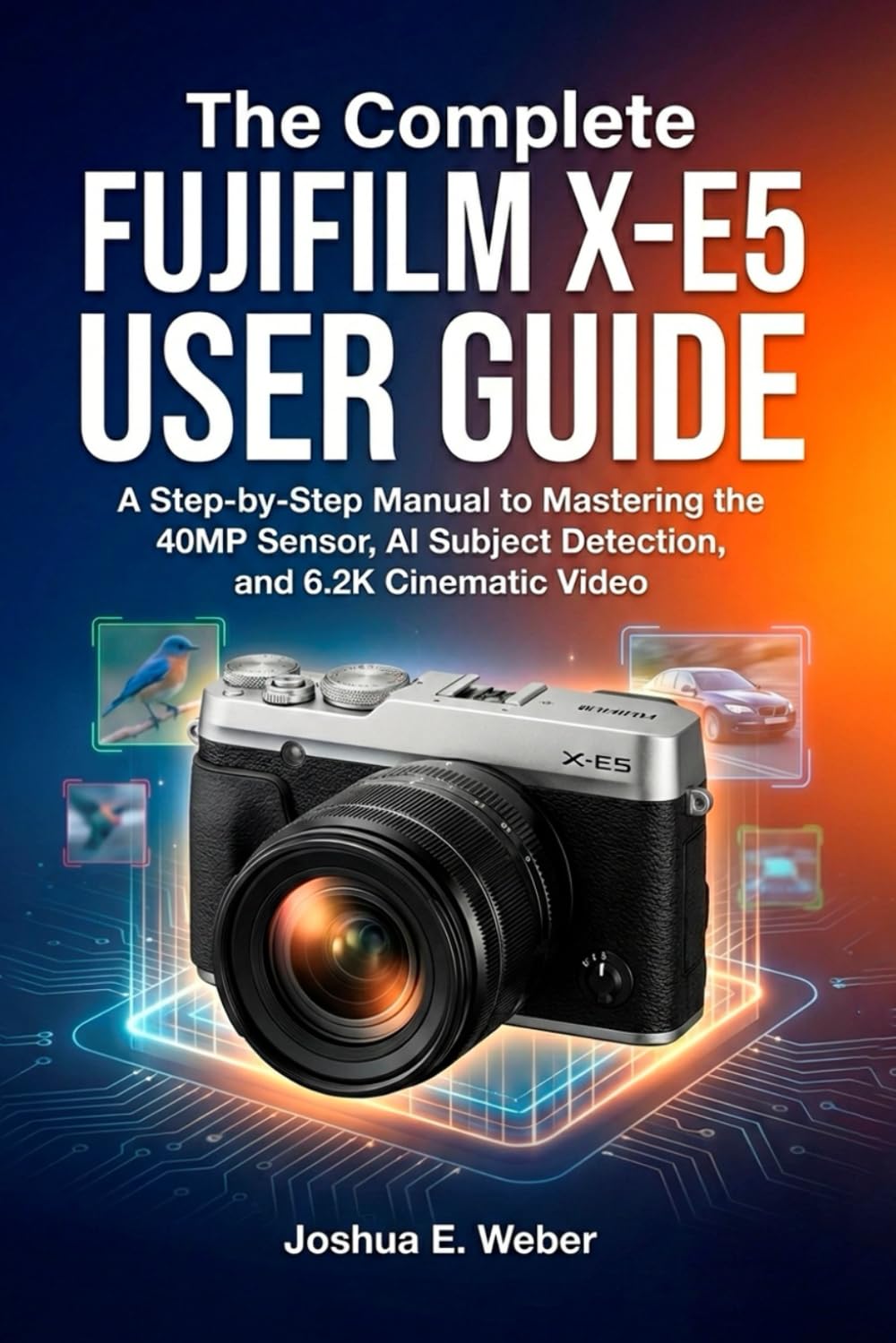 The Complete FUJIFILM X-E5 USER GUIDE: A Step-by-Step Manual to Mastering the 40MP Sensor, AI Subject Detection, and 6.2K Cinematic Video