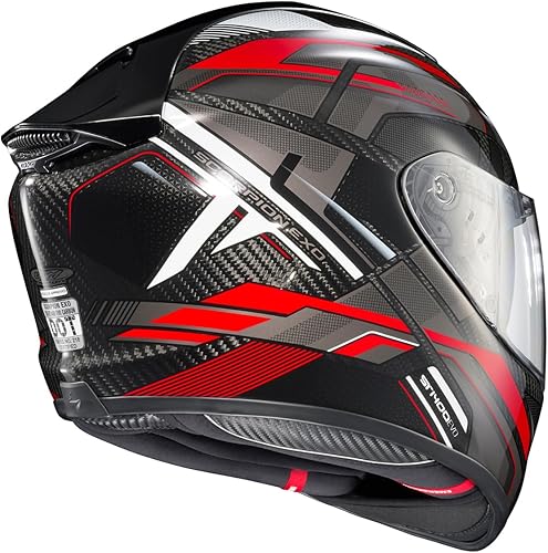 Miniatura 5 de ScorpionEXO ST1400 EVO - Casco integral de motocicleta de fibra de carbono para deporte y turismo urbano - con bolsillos para altavoces con