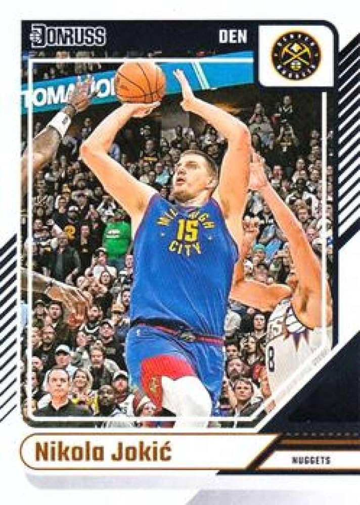 Amazon.com: 2024-25 Donruss #188 Nikola Jokic Denver Nuggets