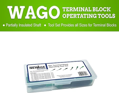 Miniatura 3 de WAGO Serie 210 Paquete surtido de herramientas operativas de 6 piezas  Juego de destornilladores de terminal  Eje parcialmente aislado  Incluye