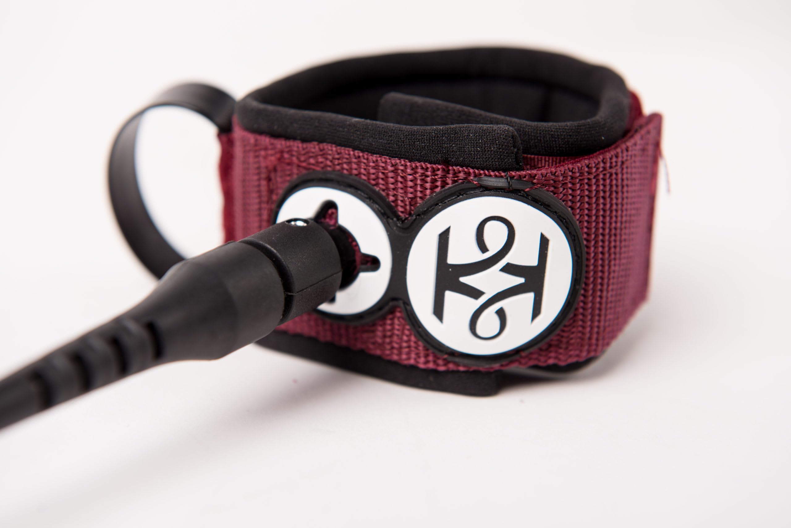 Koalition Surf Leash Invention - Waikiki Burgundy 6ft 7mm