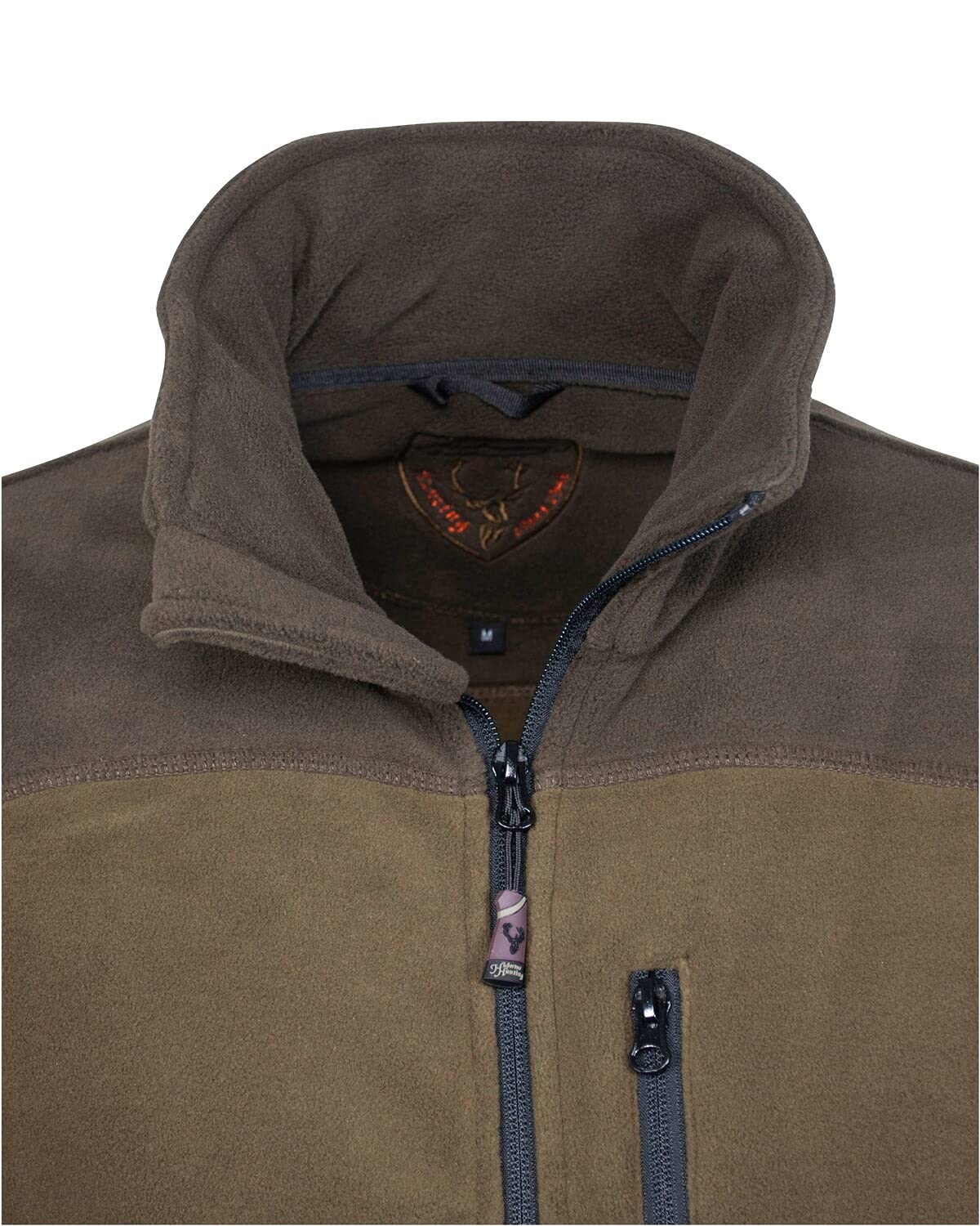Hubertus Herren Fleece Jagdjacke Oliv Braun