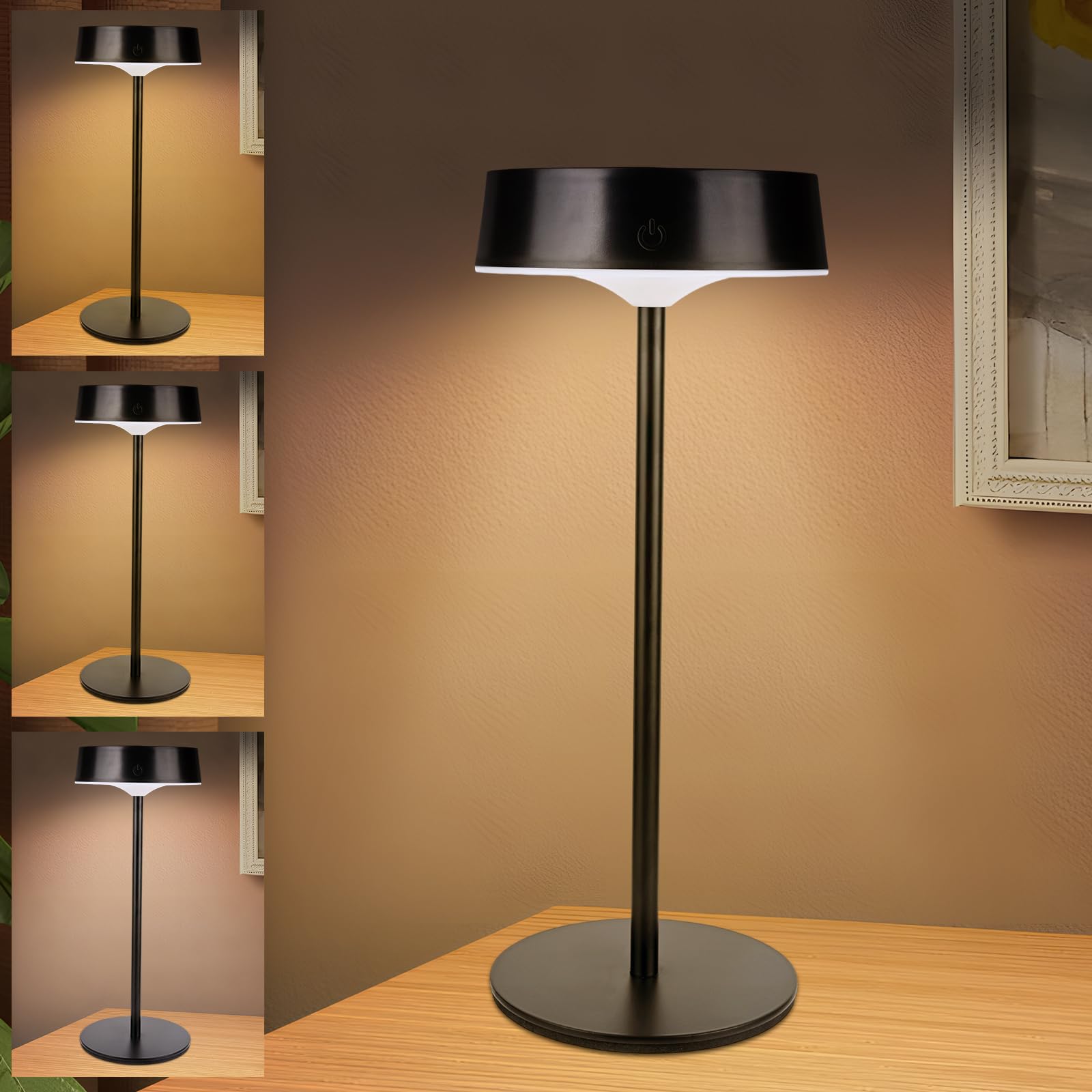 YUEHISY Lampada Portatile con Temperatura di Colore, Professionale, Ricaricabile, 2700K‑6000K, 6 modalità, Bacchetta Luminosa per Fotografia