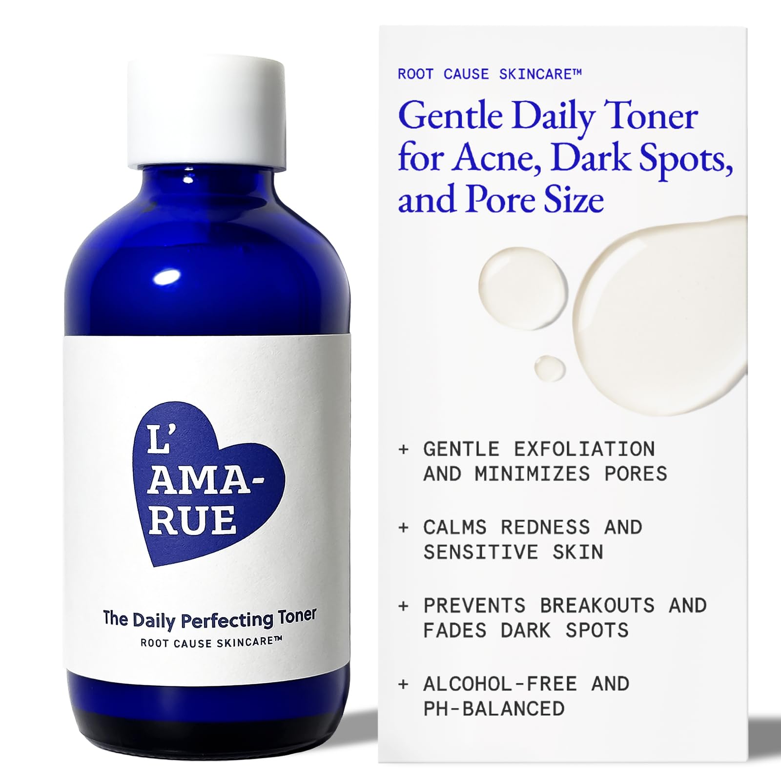 L'AMA-RUE L'AMARUE Tônico Facial Aperfeiçoador Diário L'Amarue, 113 Ml, Sem Álcool, 98,9%