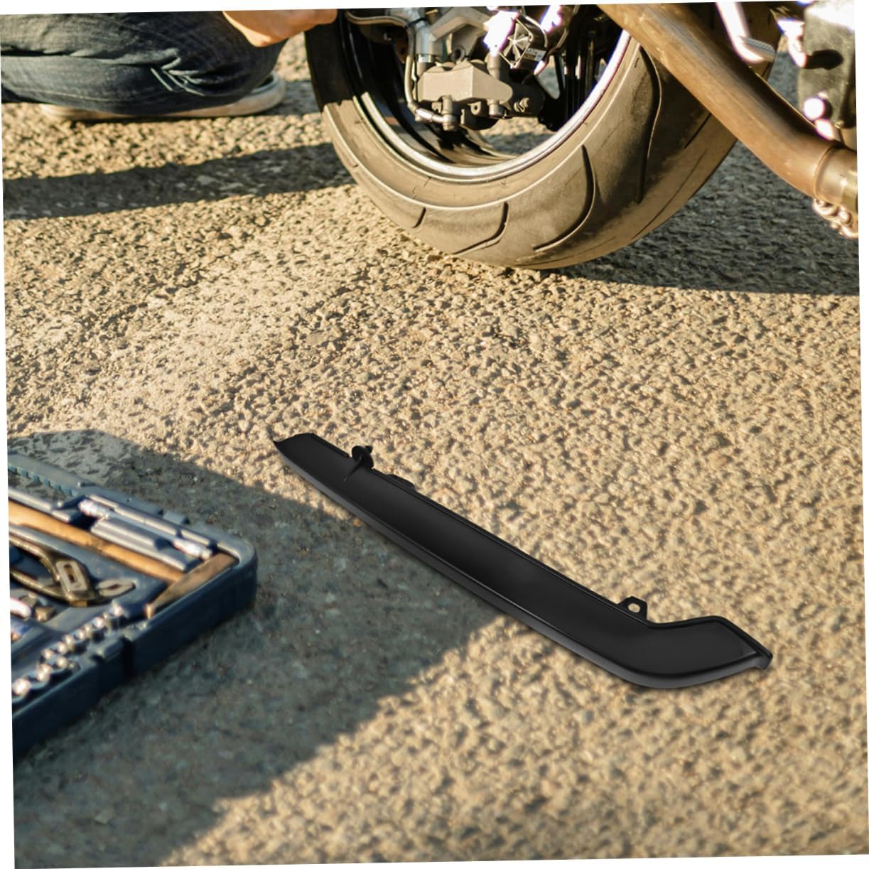 Motorcycle Chain Case Protector 2Pcs Chain Guards for Bikes Durable Material Easy Installation