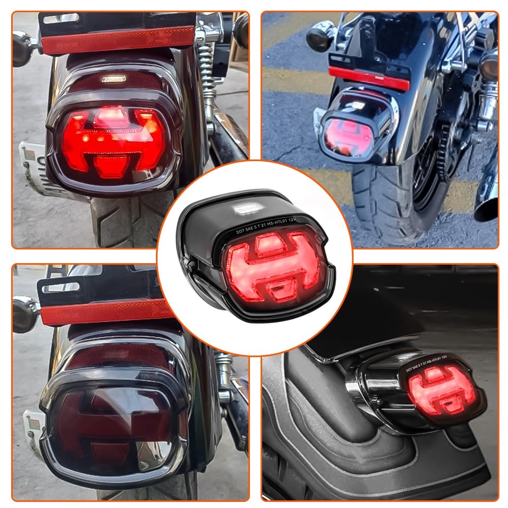 Para luz trasera de motocicleta FLSTF