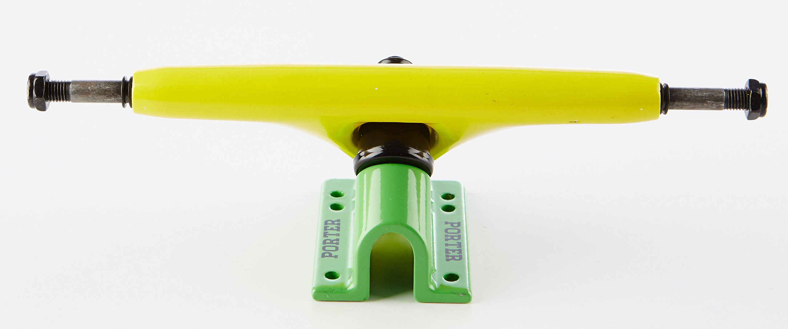 LIGHT BOARD CORP Nice Longboards Hardgoods Street Zubehör Porter Truck Longboard Truck, Yellow Green, 180 mm, PRT002