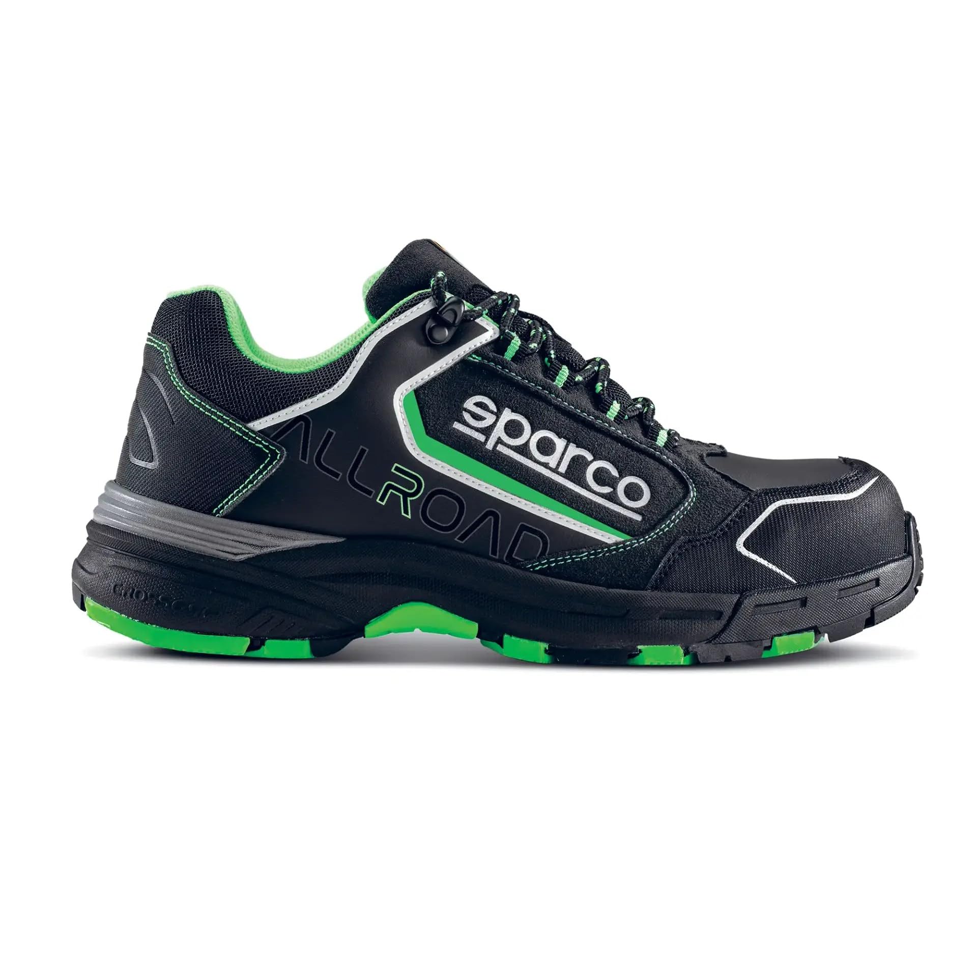 Sparco - Allroad - ESD S3S SR FO HRO - Scarpe Antinfortunistiche Metal Free ESD con Puntale in Composito - Tomaia Idrorepellente - Suola Antiscivolo e Resistente al Calore da Contatto (HRO)