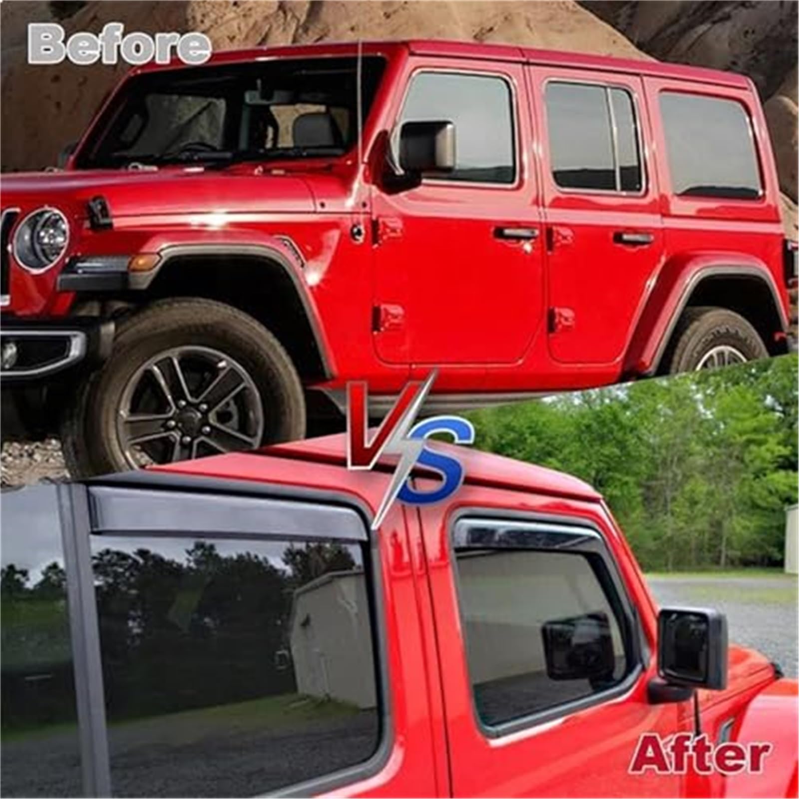 Uszczelki okienne i drzwiowe 4 szt., deflektory szyb bocznych, listwy wykończeniowe okien, uszczelki, do Jeep, do Wrangler JL, do Unlimited Uszczelka drzwiowa