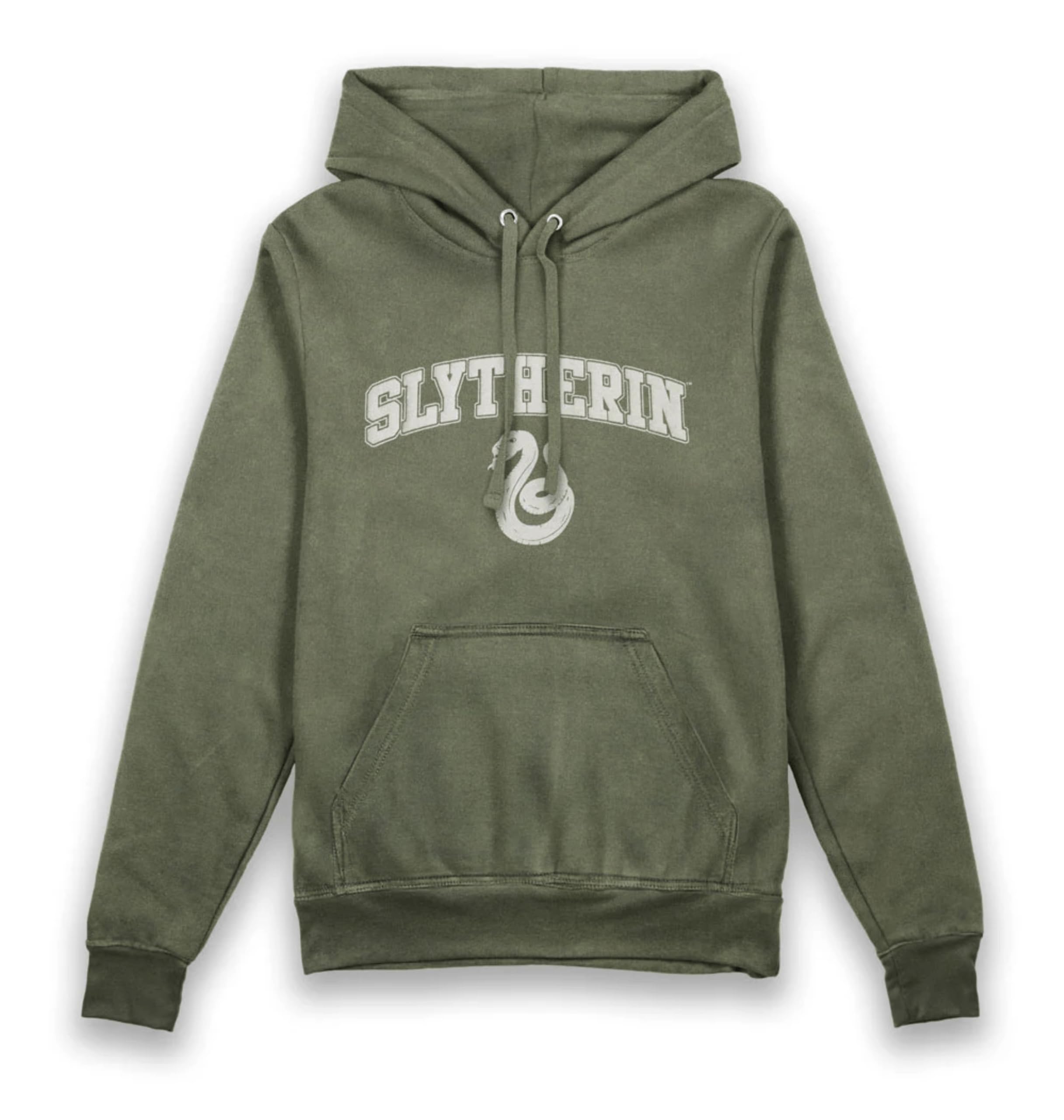 Bioworld Women's Green Harry Potter Slytherin Vintage Style Adults Hoodie-S
