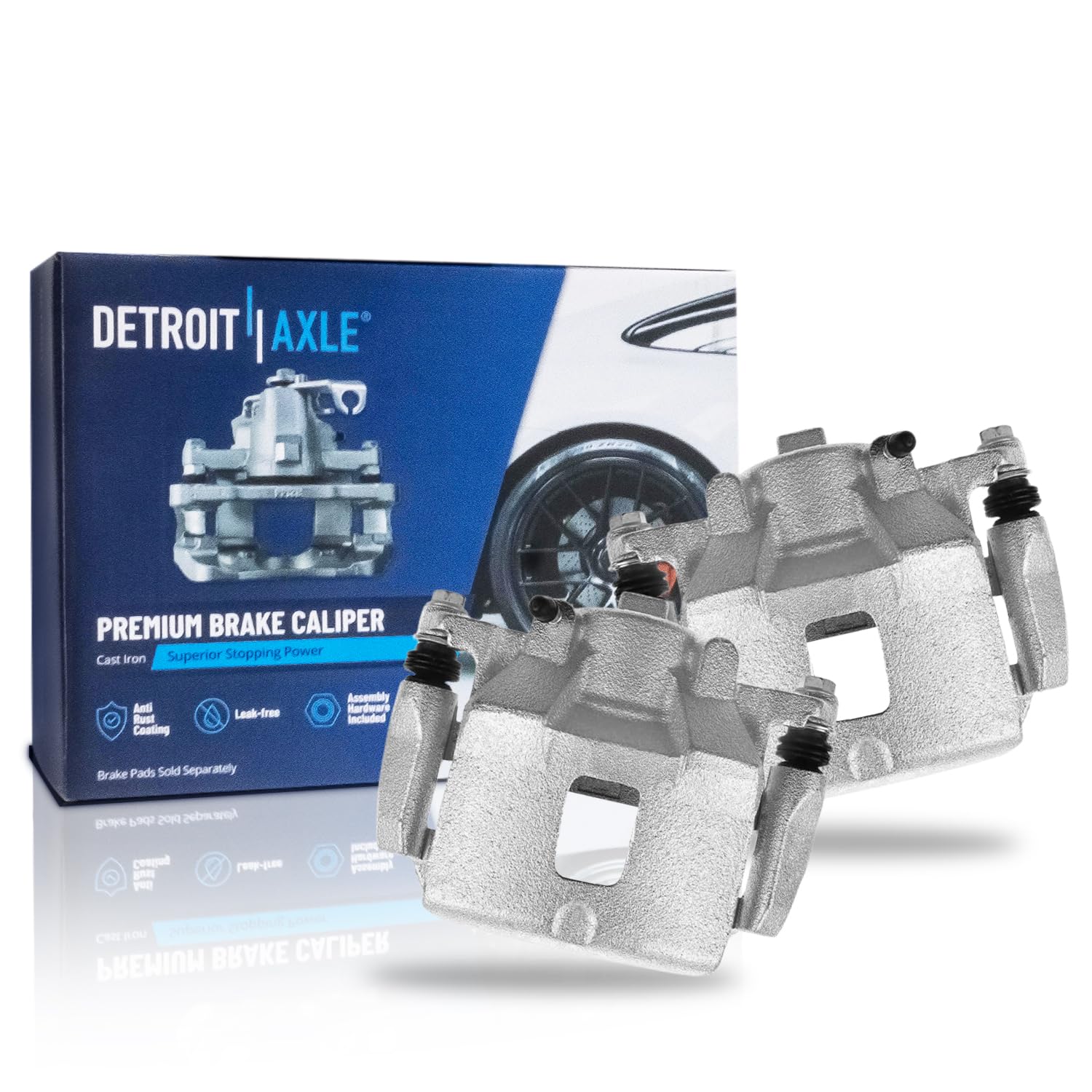 Detroit Axle - 2pc Front Brake Calipers for Chevrolet Cobalt Pontiac G5