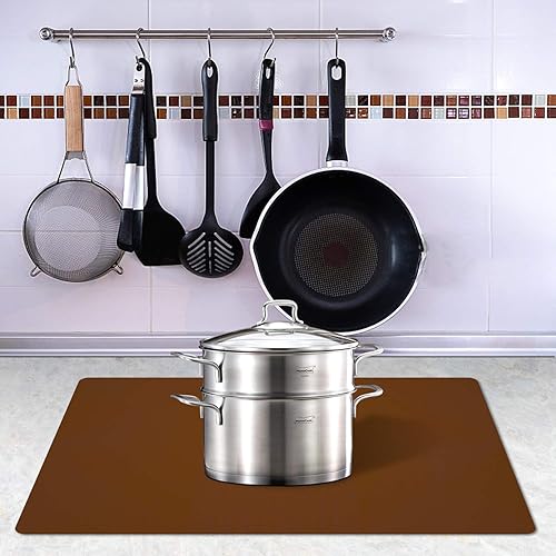 Miniatura 10 de Manteles individuales de silicona, antideslizantes de grado alimenticio, impermeables, para comedor, resistentes a las manchas, protector de