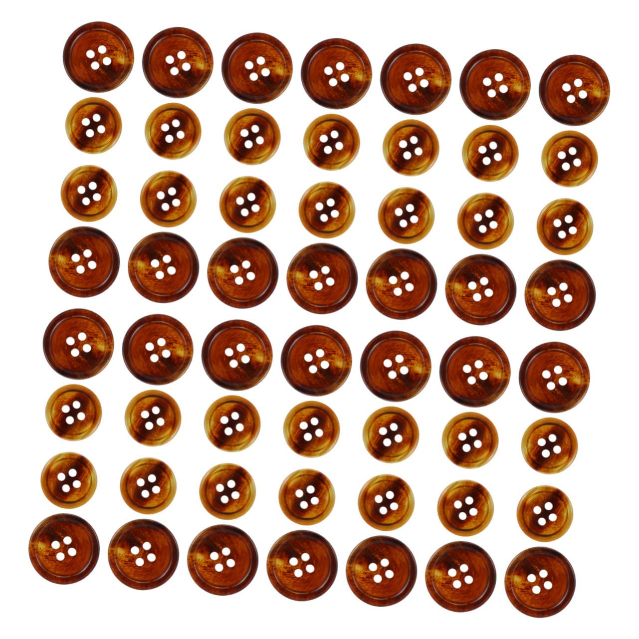Ciieeo 2 Set 4 Fori Bottoni in Resina Con Bordo Fine Accessorio Da Cucito Per Maglieria Artigianato Scrapbooking 200 Pezzi * 2