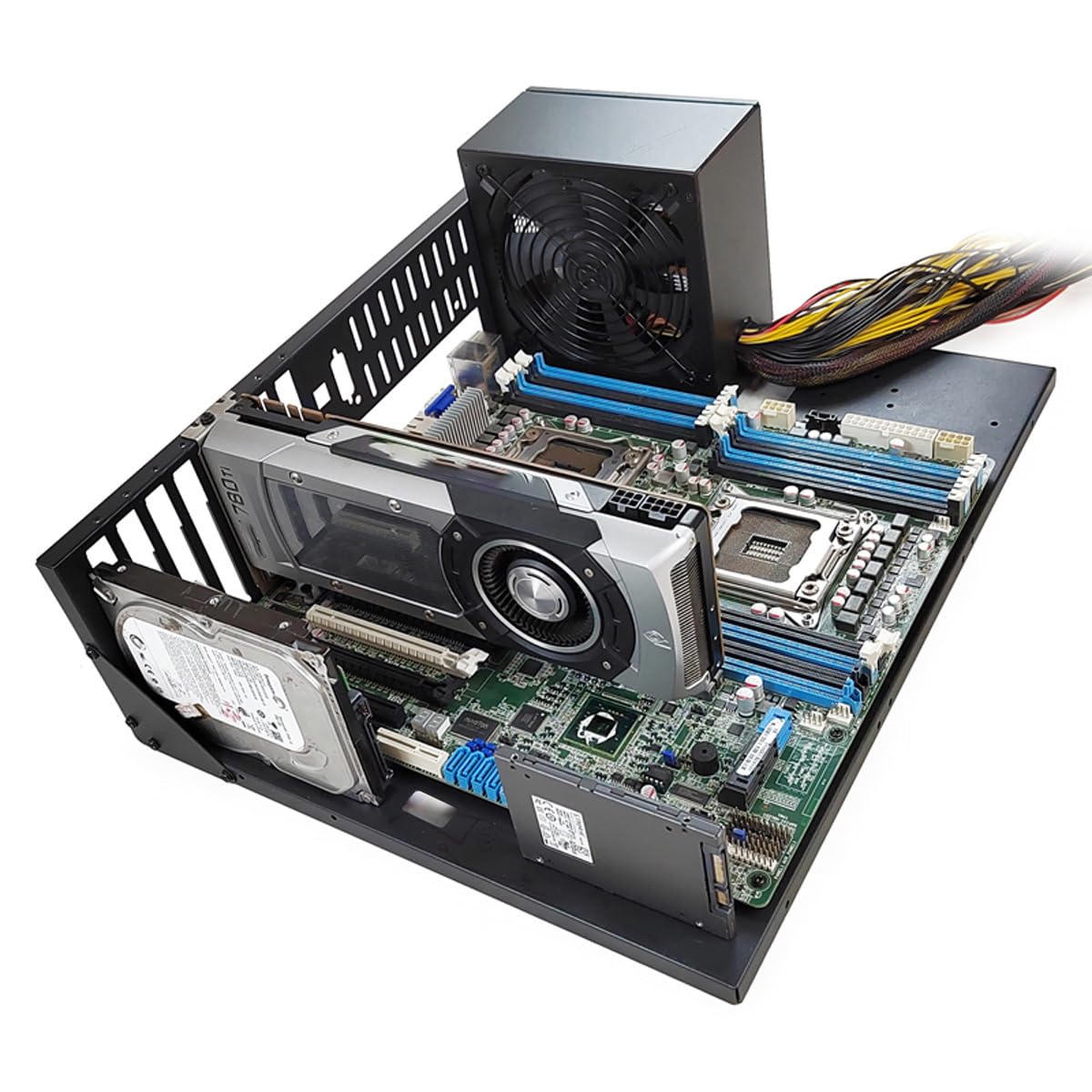 Atx Micro Atx Mini Itx DIY Open-Air PC Case Fits ATX/Micro-ATX - Main Image