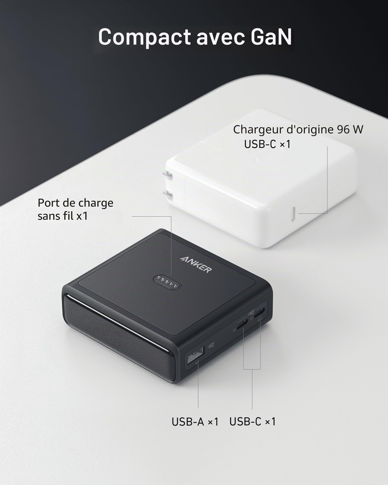 Anker Prime Station de Recharge 100W | Rapide et Puissante