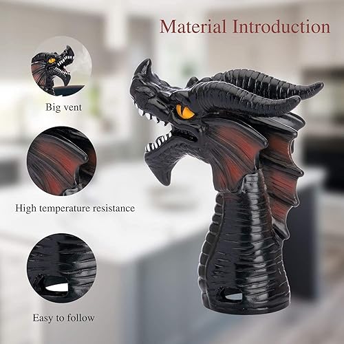 Miniatura 3 de Yolococa - Desviador de vapor para máquinas de cocina Instant Pot, protector de 360° de silicona de redirección (jefe enojado)