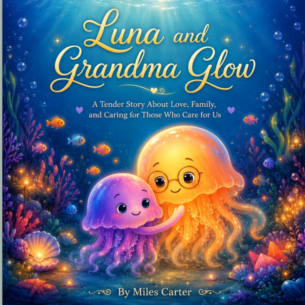 Luna and Grandma Glow: A Tender Story About Love, Family, and Caring for Those Who Care for Us (The Luna the Jellyfish Adventures)