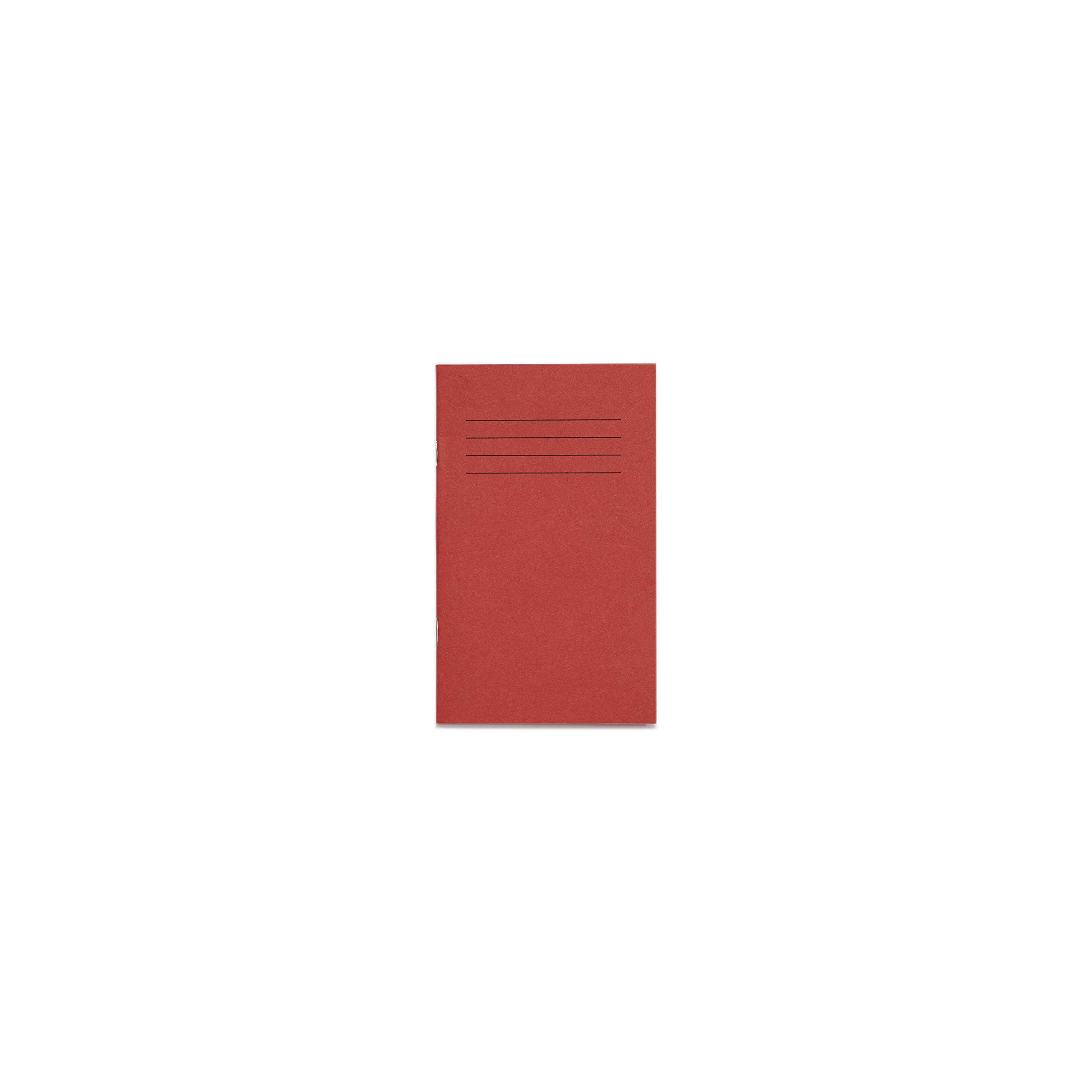 Rhino A6+ Exercise Books, 48-Page / 7mm Lined Paper Notebook, 10-Pack, Writing Book, Office & School Stationery Supplies, Red - Image 2