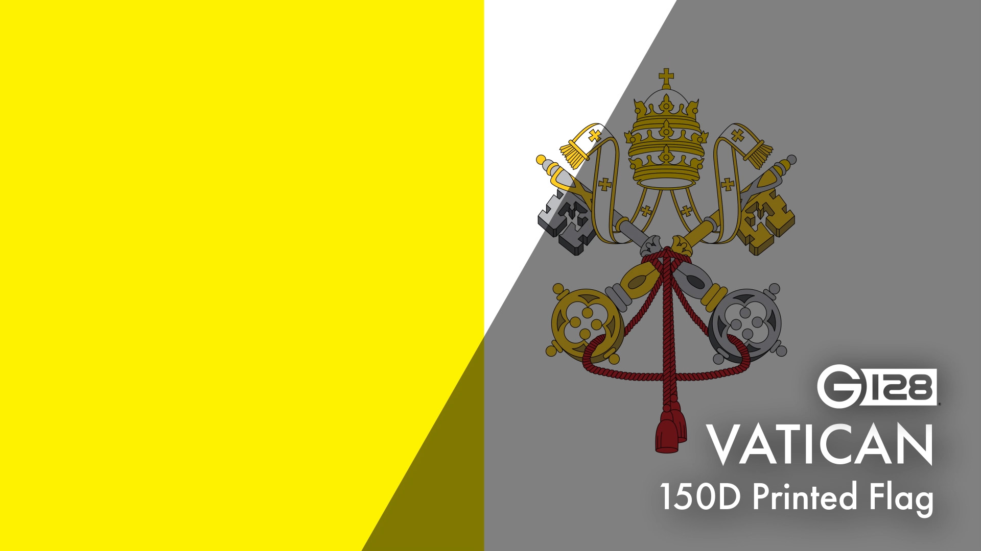 Amazon.com : G128 Vatican City Flag | 3x5 Ft | LiteWeave Pro
