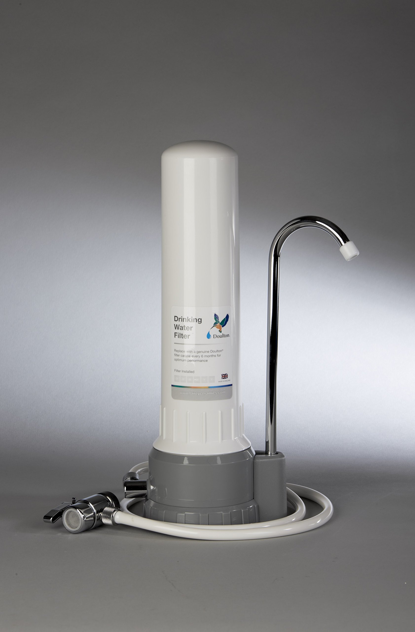 Filtre eau pure Doulton HCP sur évier