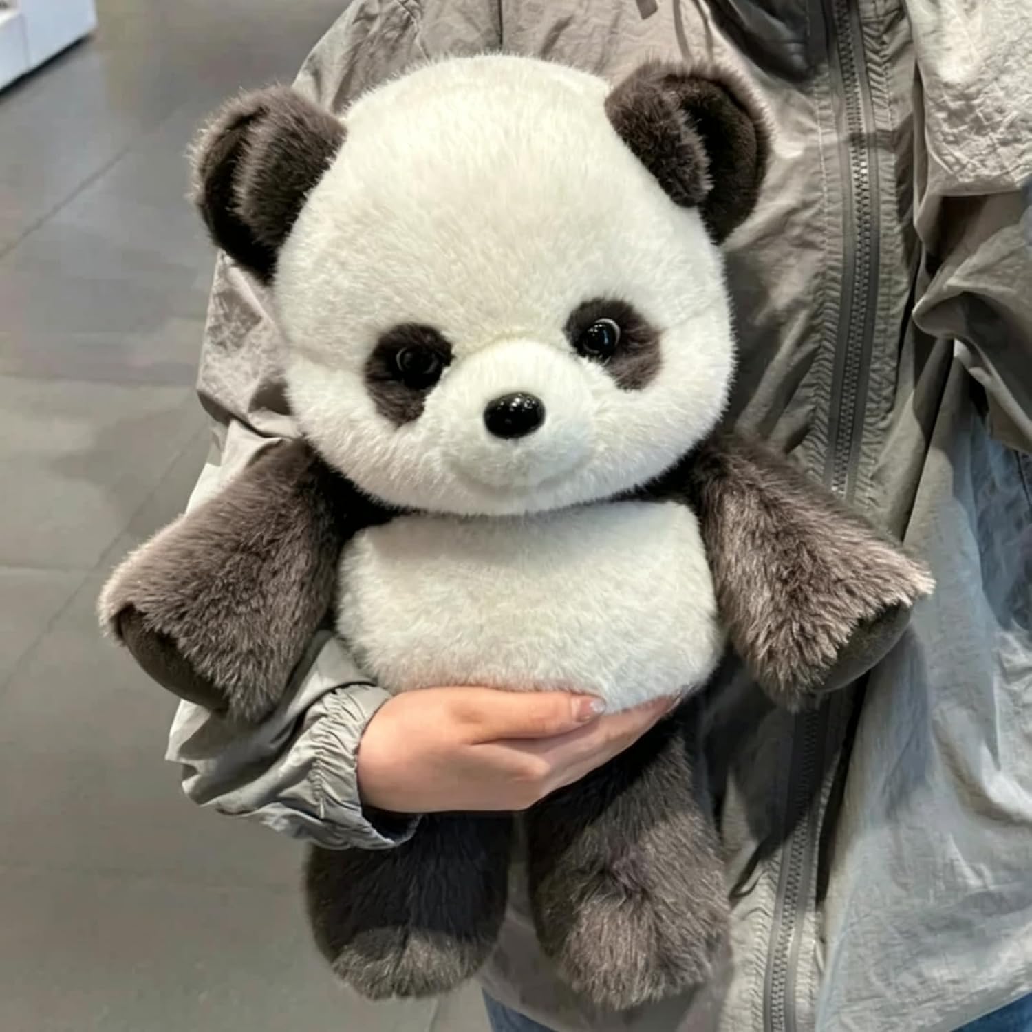 Starnearby Panda Plush Toy, 42cm Soft Panda Stuffed Animal for Kids, Stress Relief & Anxiety Comfort, Cute Running Plushie Gifts for Autism Women Boys Girls Adults