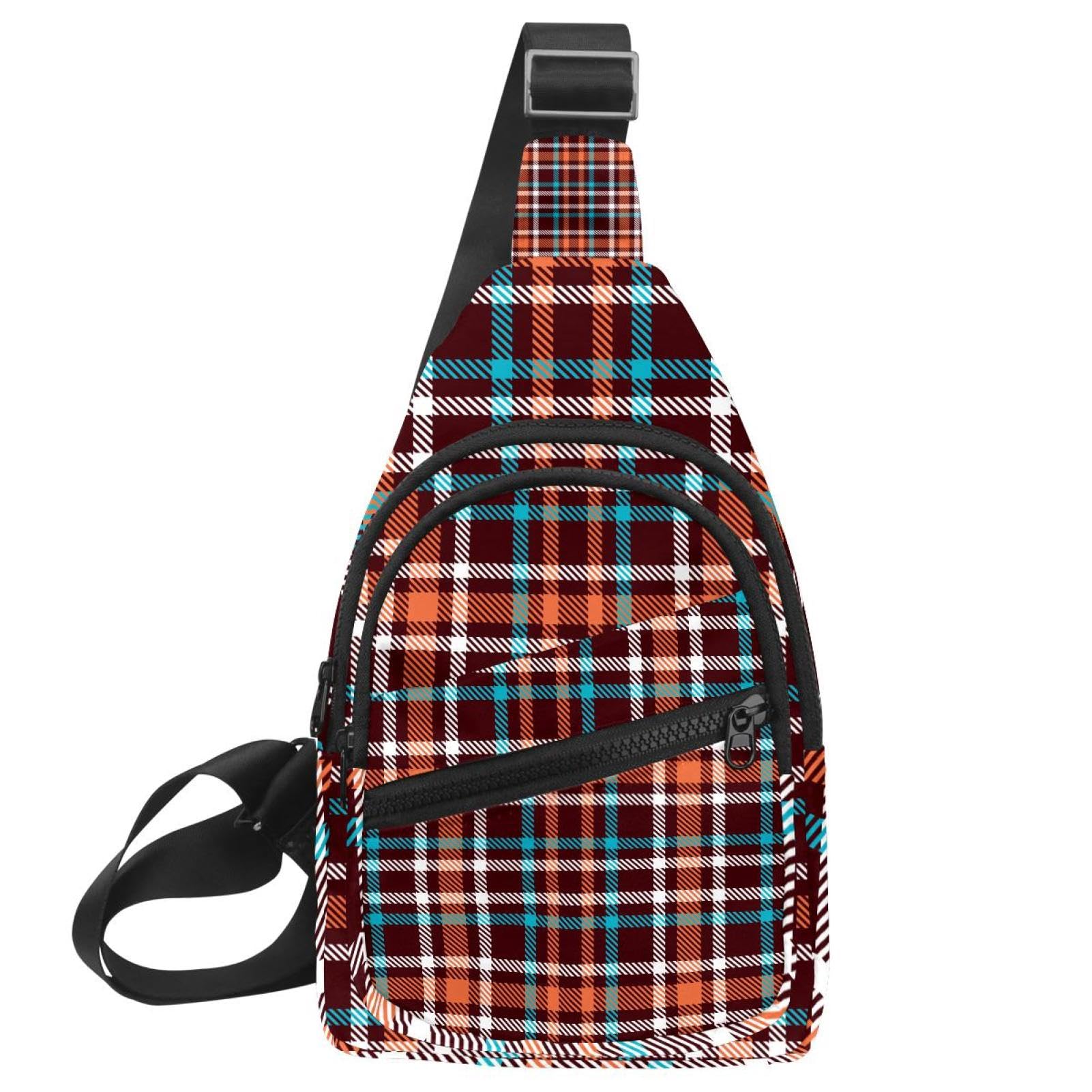 Bolsa de pecho impermeable tipo mensajero con estampado de cactus 7