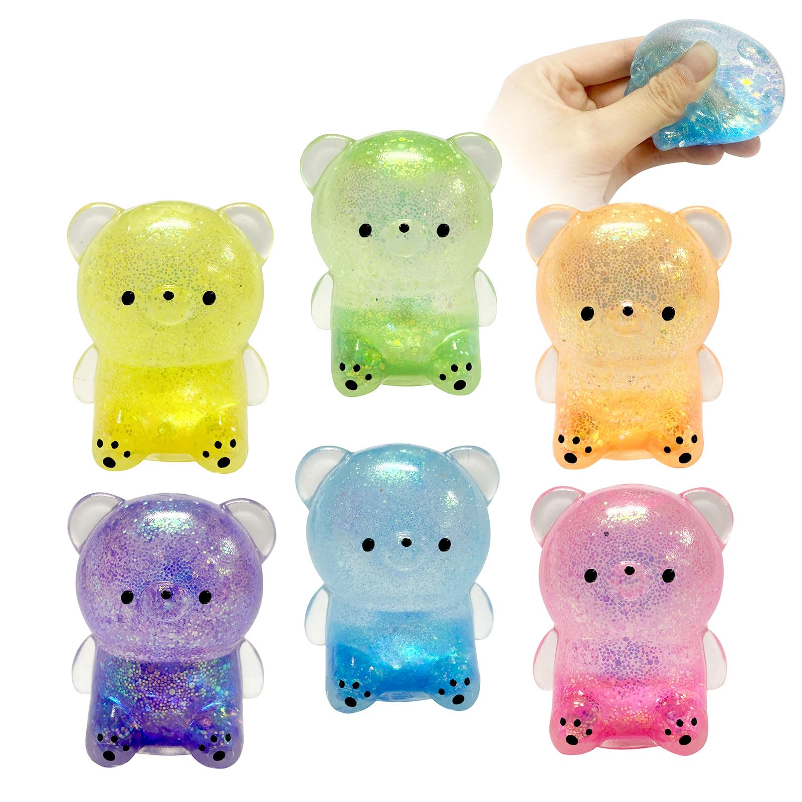 Amazon | 【 縁日 景品 玩具 セット 】韓国 くまちゃん キラキラボール