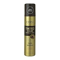 Vista 8 de Tinted Color Temporary Hair Spray for Root Touch Up - 3.38oz Darkest Brown, Covers Gray Hair, True to Color, Quick Dry, Humidity-Resistant, Infused