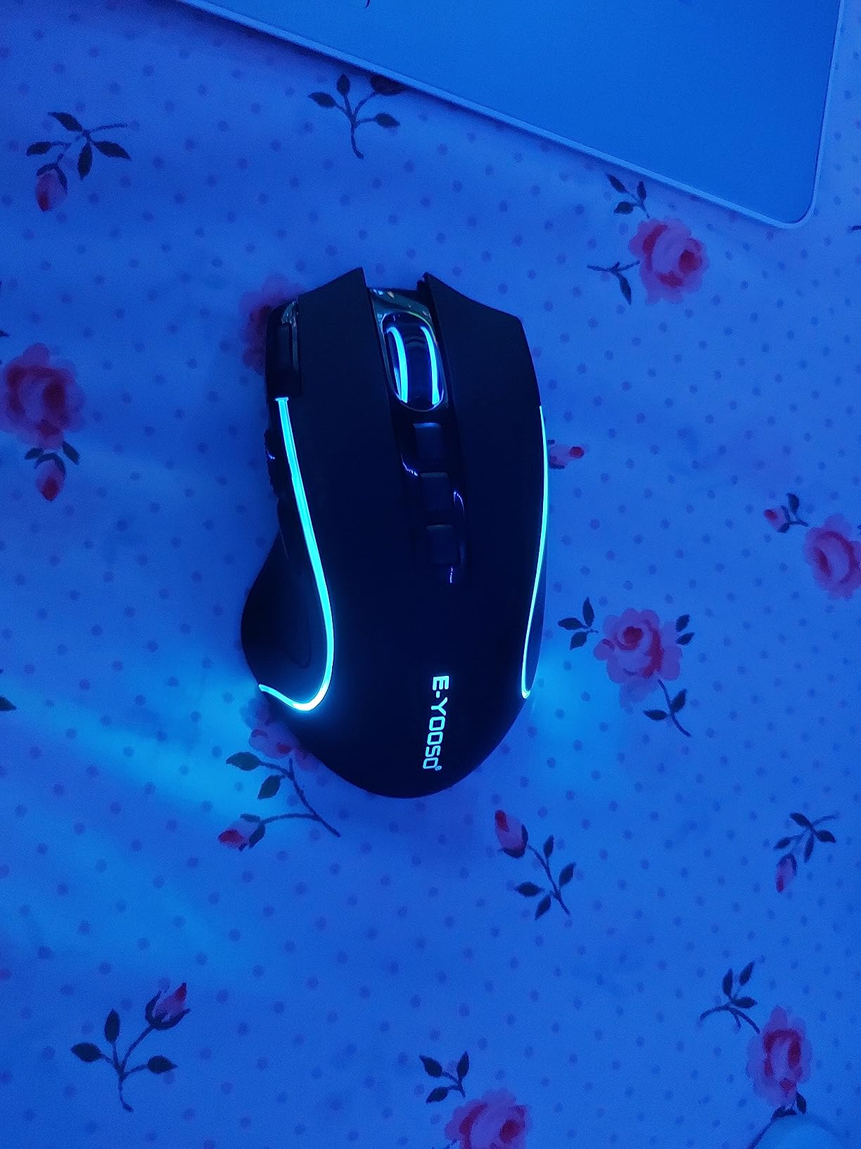 Wireless Gaming Mouse, 8000 DPI Optical Sensor, RGB Backlit, MMO 9 ...